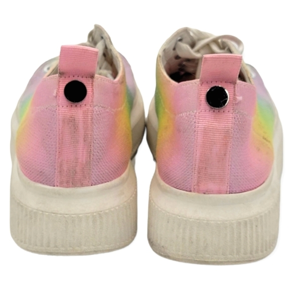 BP SONNY-FAB Lace-up Rainbow Platform Sneakers 7.5 - Picture 4 of 7